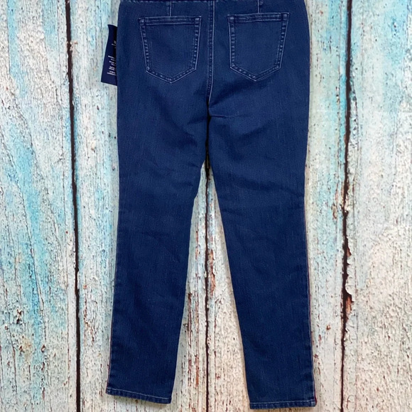 CHARTER CLUB NWT Velvet Trim PullOn Jeans - Picture 13 of 15